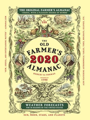 cover image of The Old Farmer's Almanac 2020